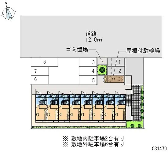 ★手数料０円★東松山市御茶山町 月極駐車場